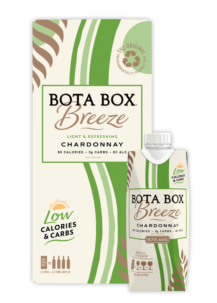 Bota Box Breeze Chardonnay 3L and 500mL