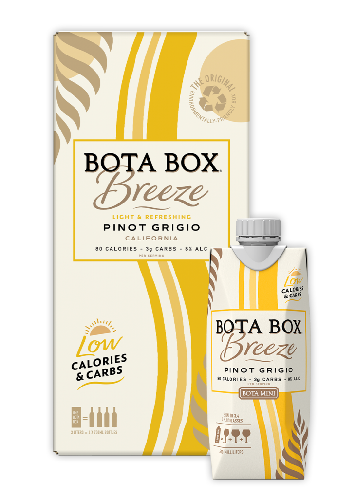 Bota Box Breeze Pinot Grigio 3L and 500mL