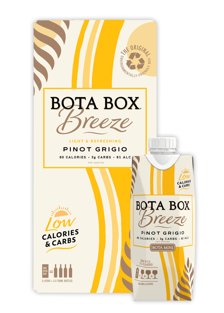 Bota Box Breeze Pinot Grigio 3L and 500mL
