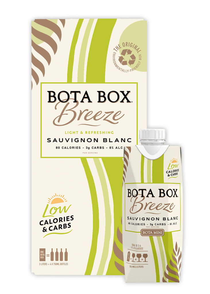 Bota Box Breeze Sauvignon Blanc 3L and 500mL