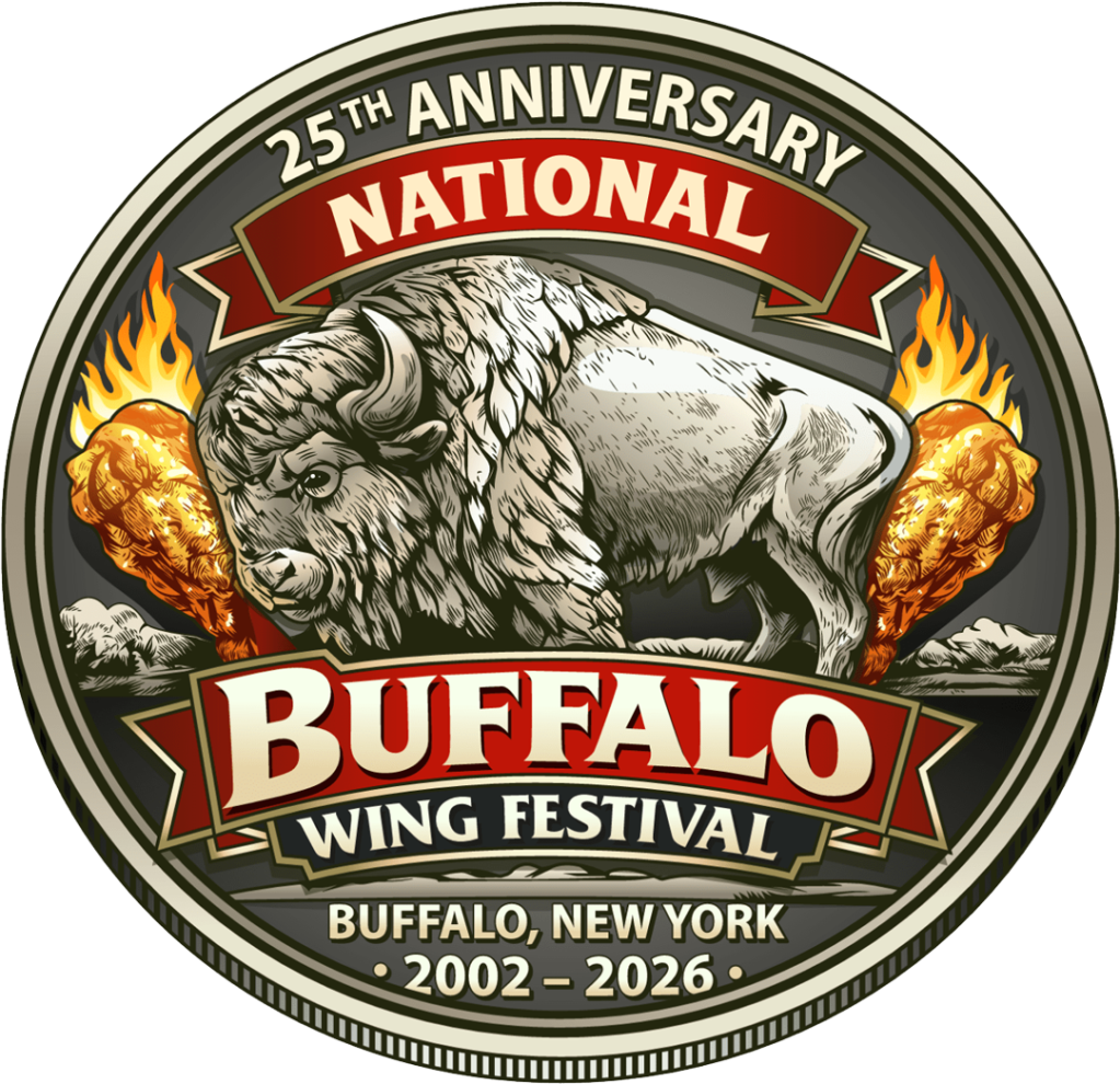 25th Anniversary National Buffalo Wing Festival logo